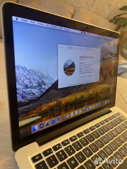 MacBook Pro 13 Retina I7 2.9/8/256/4 цикла идеал