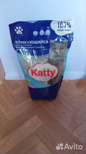 Наполнитель для кошачьего туалета Katty