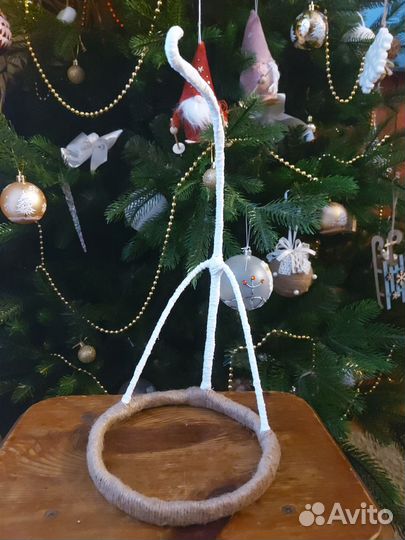 Подвесное кресло для кукол и интерьера