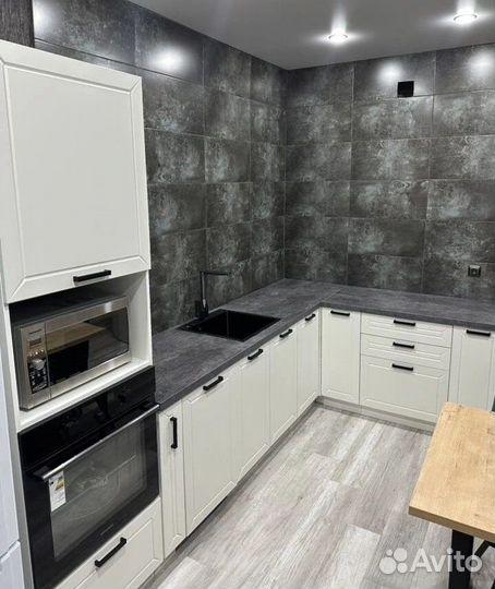 Кухонный гарнитур белый модульный новый