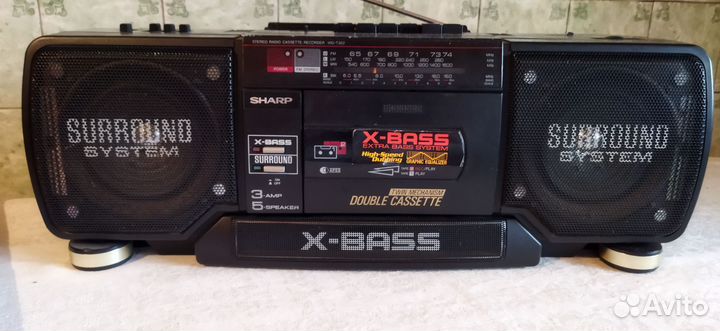 Переносная магнитола sharp WQ - T 352 HT (BK)