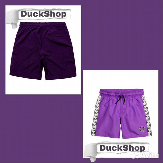Шорты Fred Perry (фиол.)