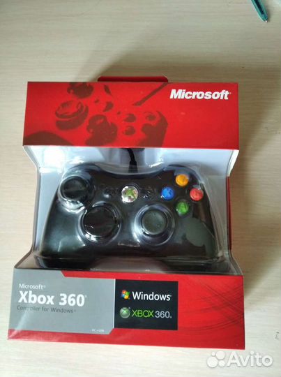 Геймпад xbox 360 Проводной. Новый