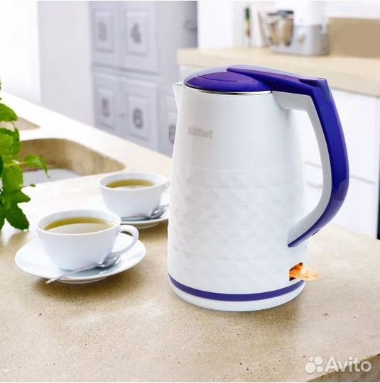 Электрочайник Kitfort кт-6166, Новый
