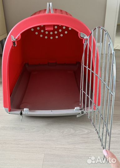 Переноска для кошек пластиковая бу