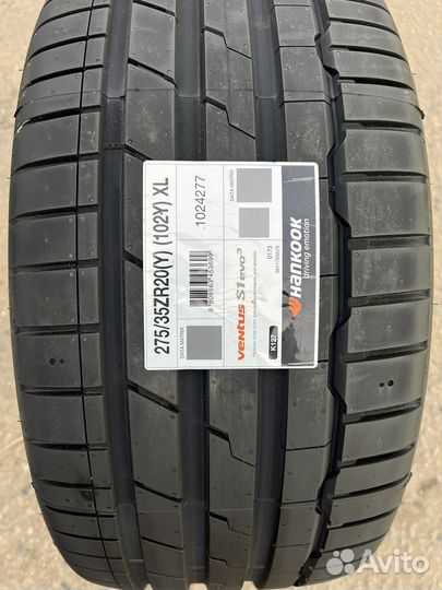 Hankook Ventus S1 Evo 3 K127 245/40 R20 и 275/35 R20 99Y