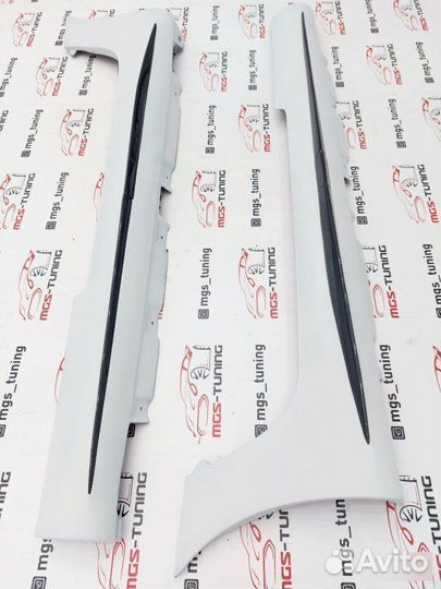 Пороги в стиле GTR Mercedes AMG GT C190 амг гт 190