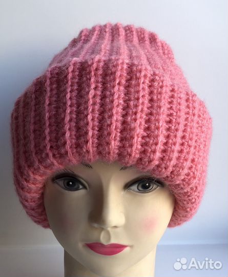 Шапка вязаная, ручная работа