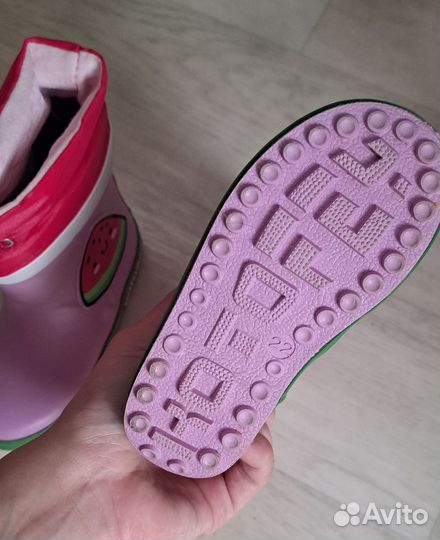 Детские резиновые сапоги 22 размер