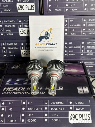 LED лампы Dawn Knight K9C plus HB3/6000K/200W