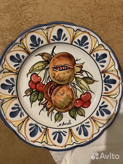 Тарелка с росписью (Италия)