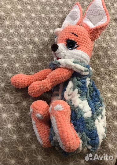 Пижамница Зайка ручной работы 54 см