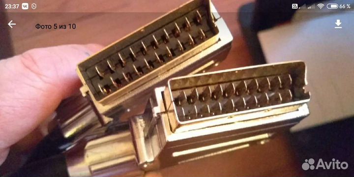 Разные переходники:Scart,S-video,AUX,RCA,Jack