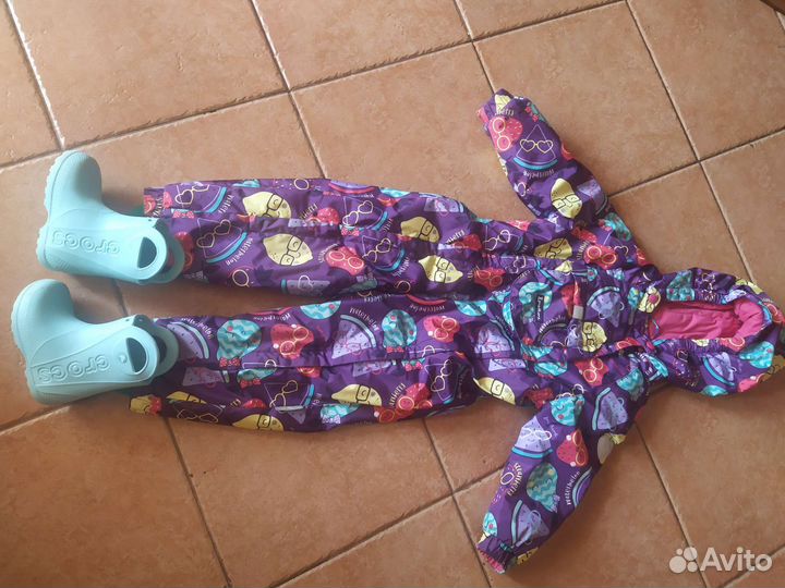 Комбинезон демисезонный для девочки 92