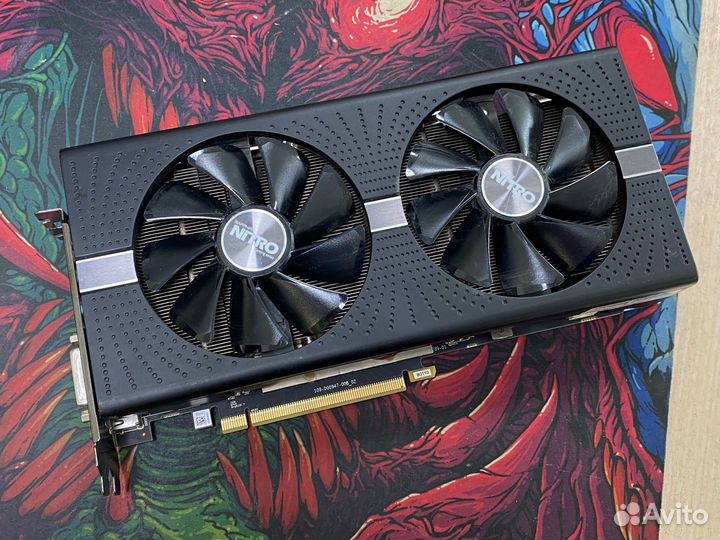 Видеокарта Sapphire AMD Radeon RX 580 nitro 4gb