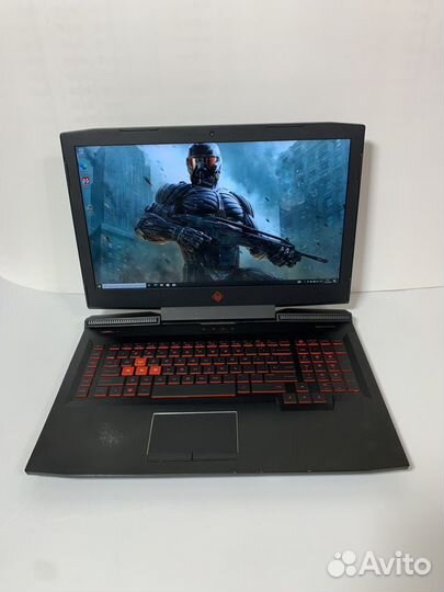 Игровой ноутбук HP 17.3 120hz / GTX 1070