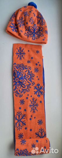 Комплект шапка и шарф