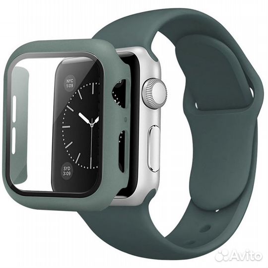 Чехол с ремешком для Apple Watch 44 мм цветной