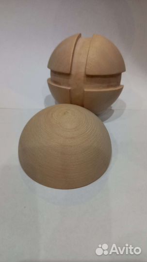 Полусфера деревянная