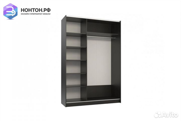 Шкаф-купе Марвин дуб феррара / белый глянец / дуб