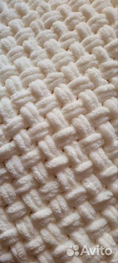 Плед вязаный