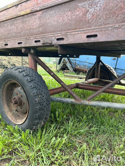 Прицеп для мотоблока самосвальный