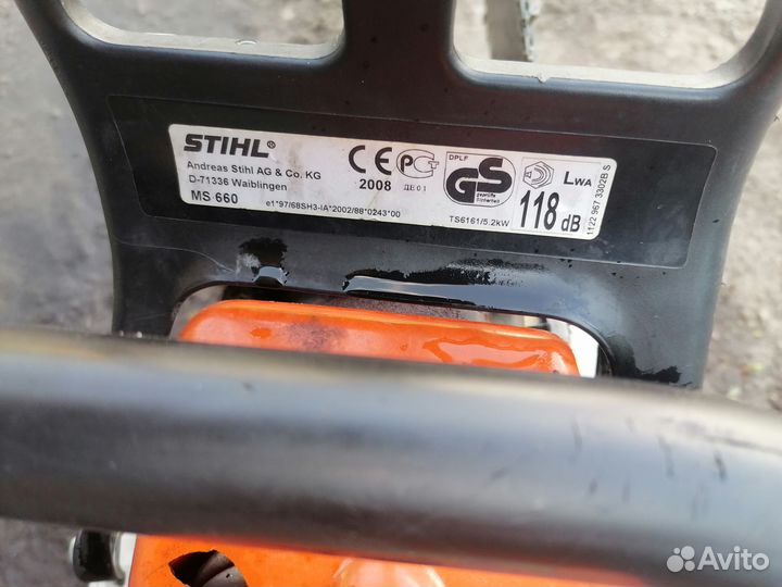 Бензопила stihl ms 660 Германия