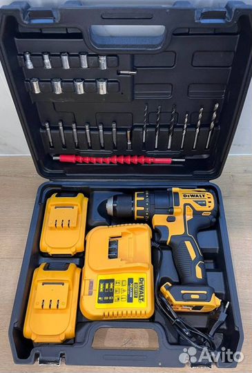 Шуруповерт dewalt ударный 26 вольт с набором