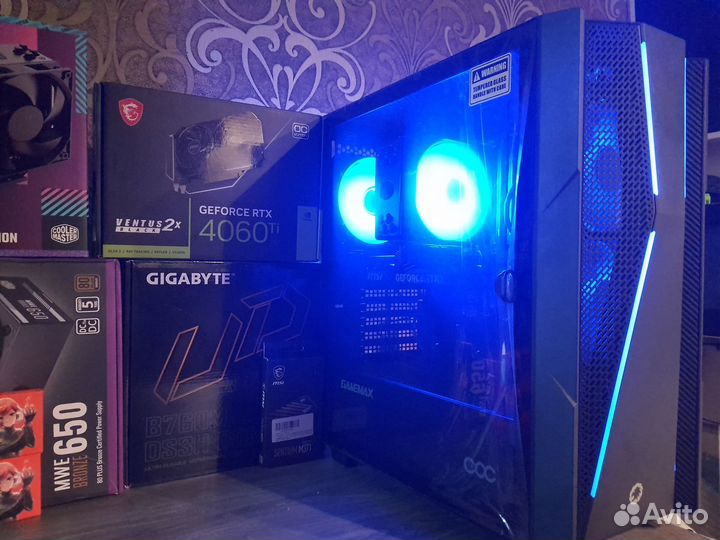 Новый Game Max PC RTX4060Ti 16GB+Core i5 12400F
