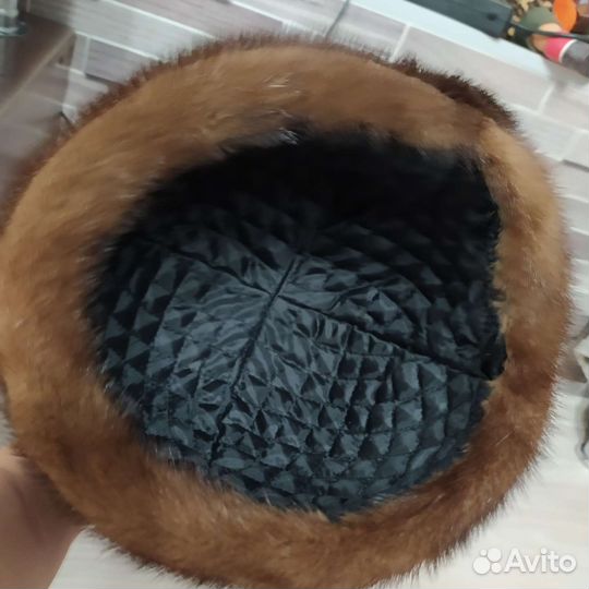 Шапка норковая