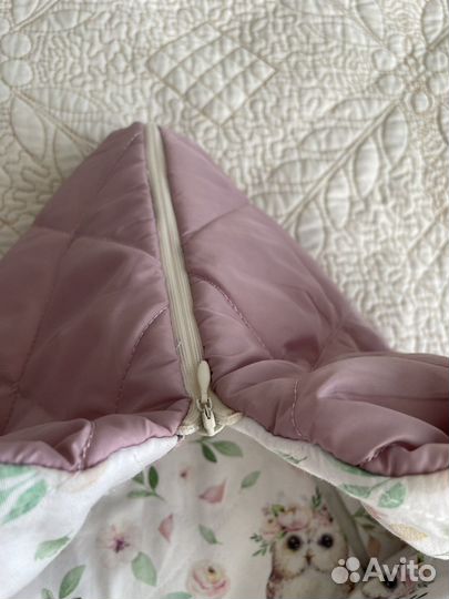 Конверт на выписку для девочки демисезонный