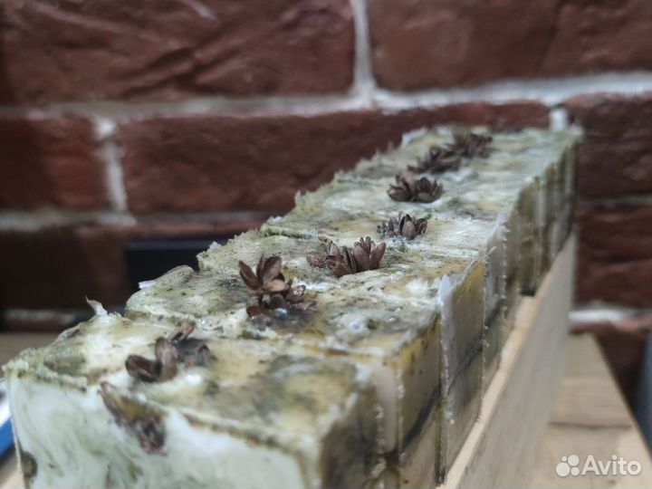 Мыло ручной работы хвойное