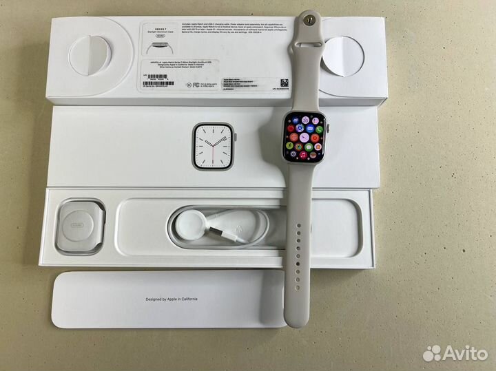 Часы apple watch 7 45 mm акб 85