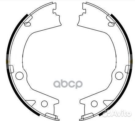 8DA 355 051-281 Колодки ст.торм.ssangyong actio