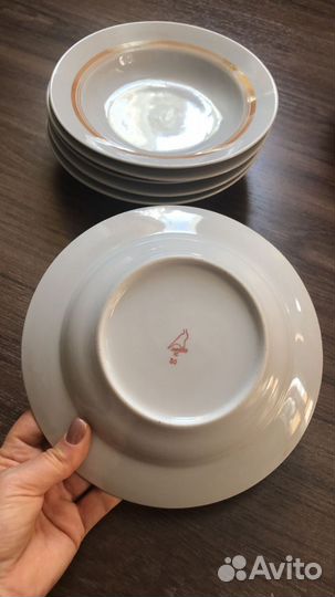 Тарелка суповая дулево d20