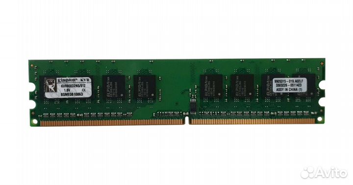 Оперативная память Kingston KVR800D2N5/512 512Mb