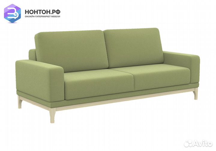 Диван еврокнижка Версаче зелёный