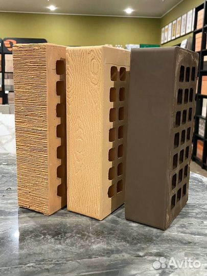 Лицевой кирпич солома бархат Железногорский 1нф