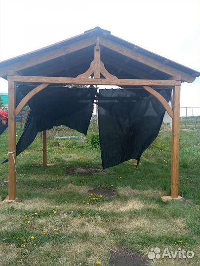 Беседка садовая из дерева
