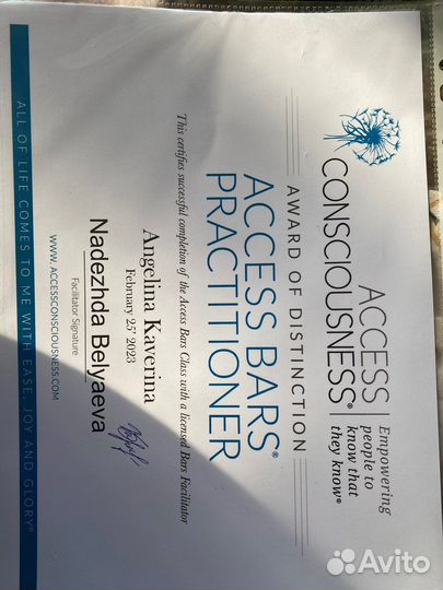 Access Bars&Facelift