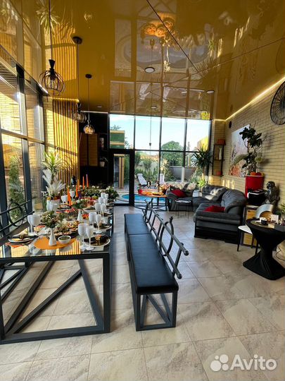 База отдыха, бассейн, баня, банный чан, бильярд