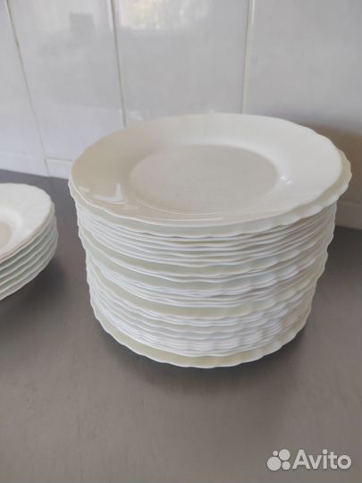Тарелки люминарк. Бульонницы