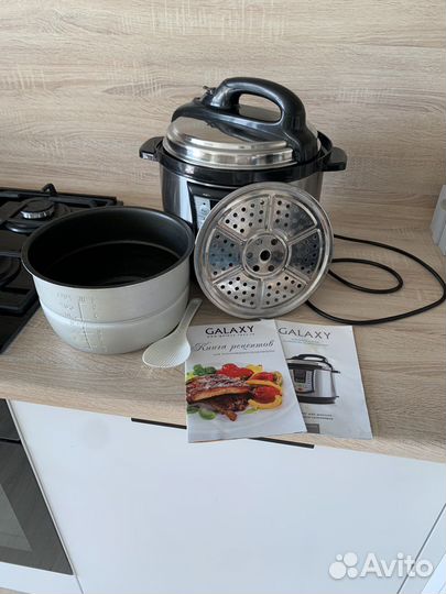 Мультиварка скороварка galaxy
