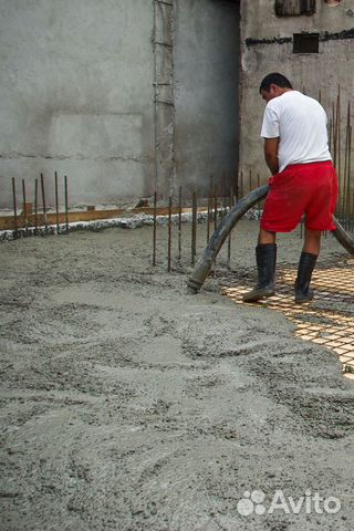 Доставка бетона с насосом м350
