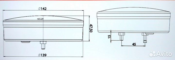Фонари задние Универсальные Грузовое Авто 021