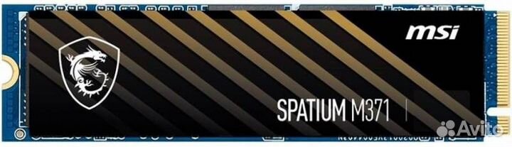 SSD накопитель Msi Spatium 500GB (M2, NVMe) - новы