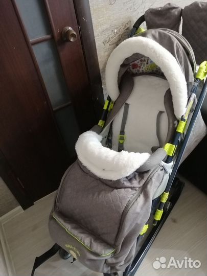 Санки коляска ника 7-7