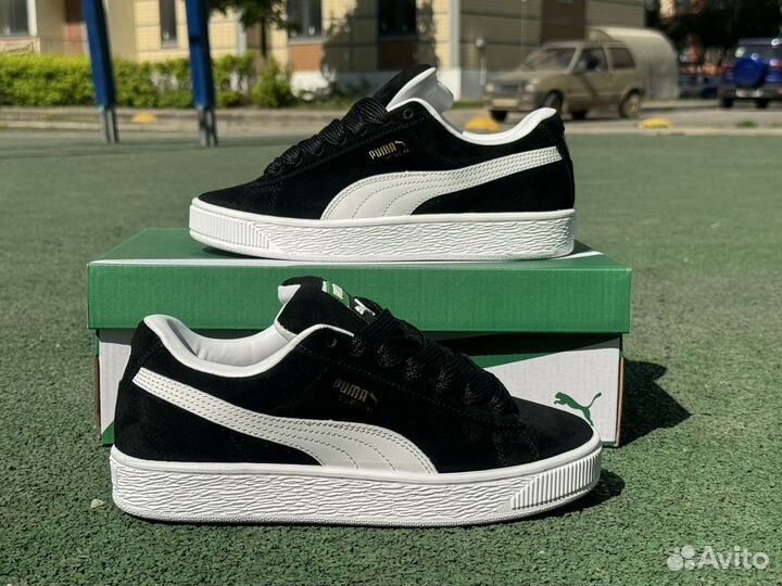 Puma Suede XL дутыши черные