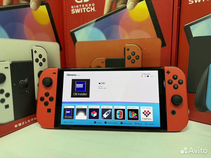 Прошитый Nintendo Switch Oled 256GB, PicoFly, Игры