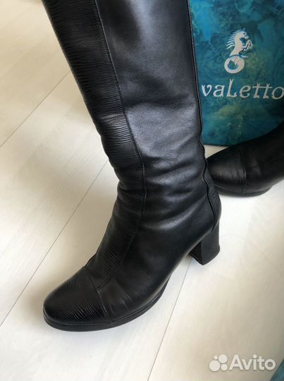 Сапоги зимние кожанные 37р cavaLetto